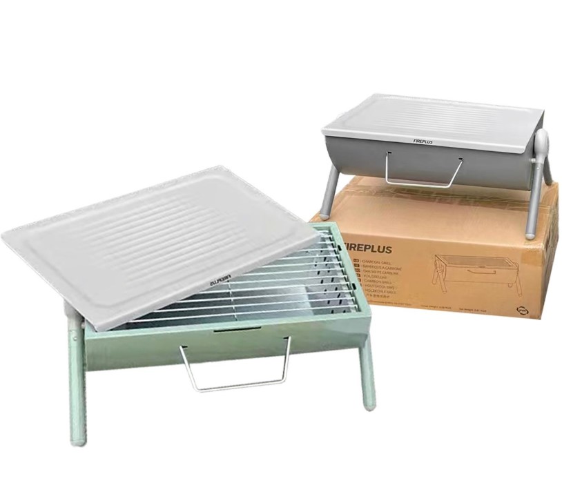 Ψησταριά Φορητή Bbq 44x25x18εκ. Με Καπάκι 81-1101 - Bunny's - 81-1101